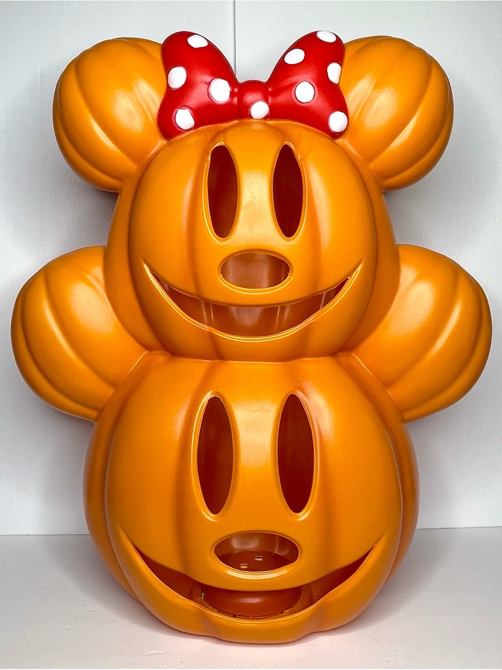 Viral TikTok Mickey and Minnie Mouse Stacked LED Pumpkin Heads